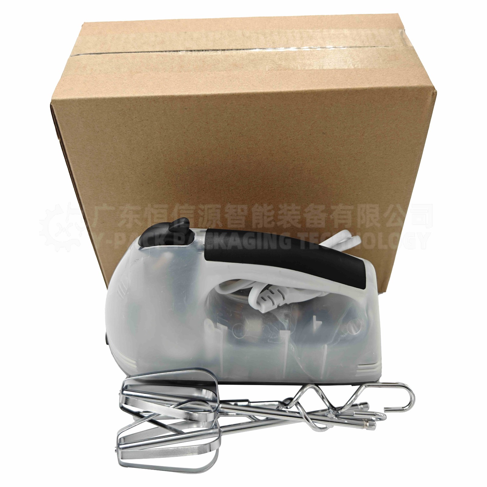 电动打蛋器自动装盒机